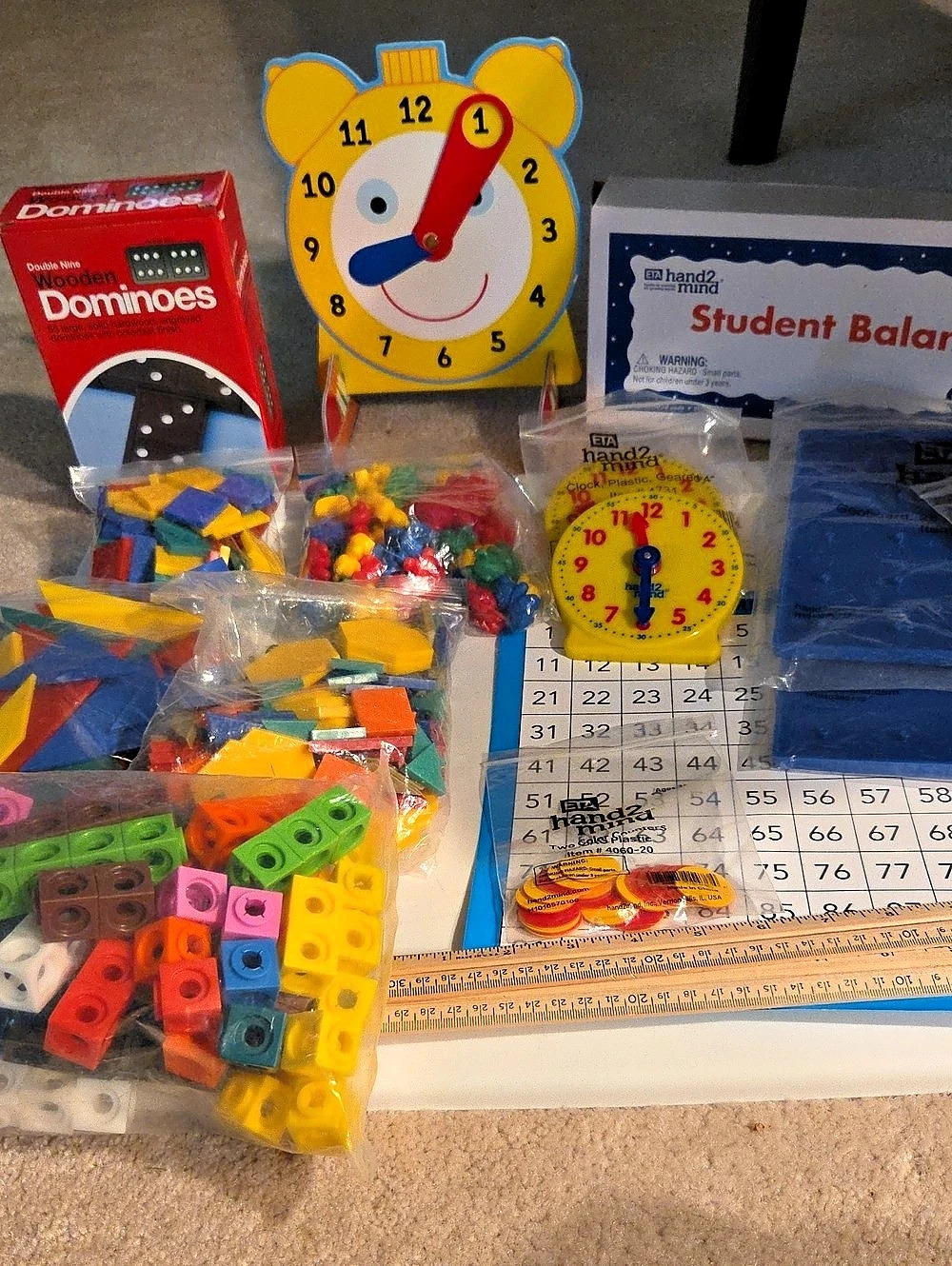 hand2mind classroom learning activity Saxon Math Set